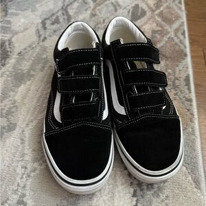 Vans Black Velcro Sneakers